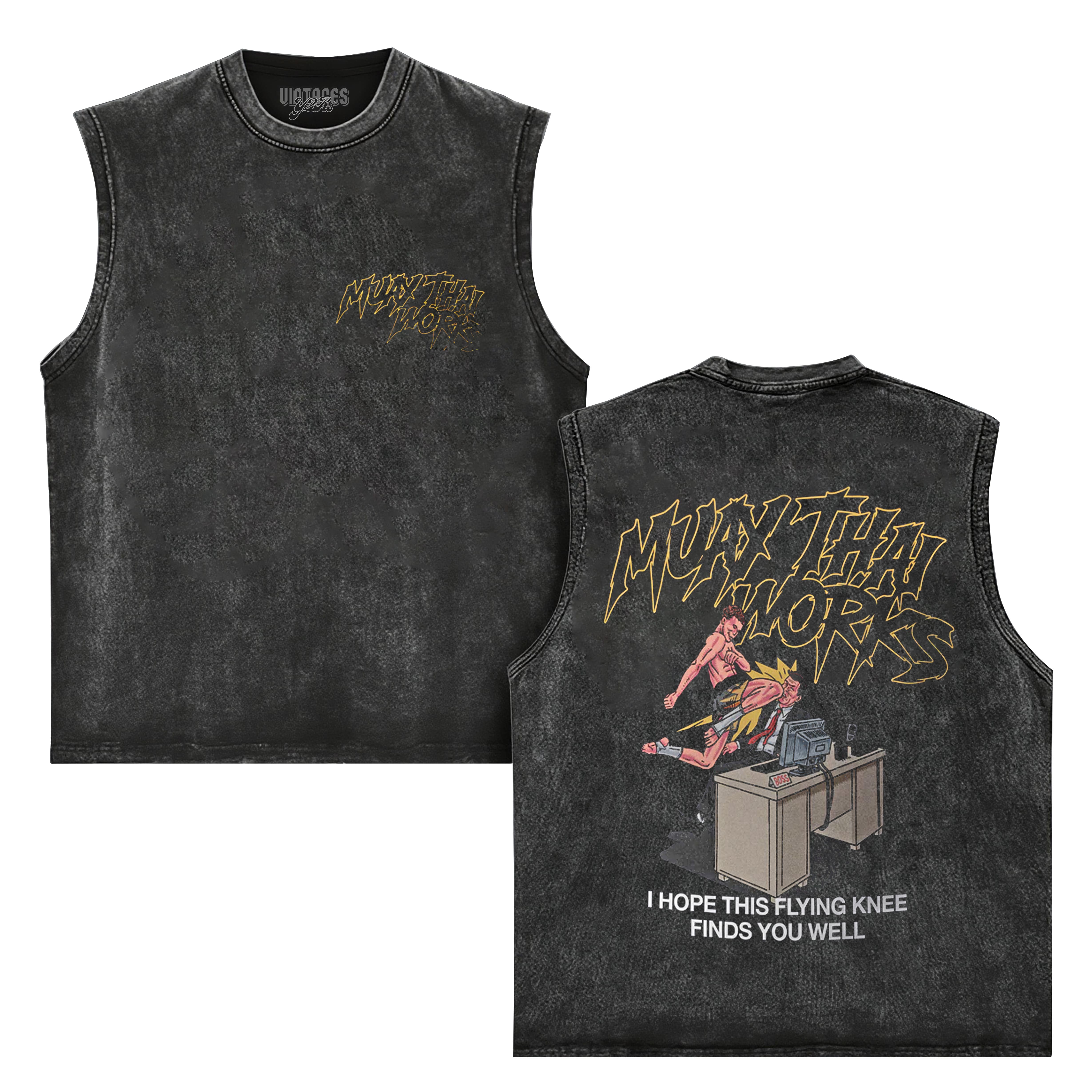 CARLOS PRATES - MUAY THAI WORKS TANK TOP & TEE