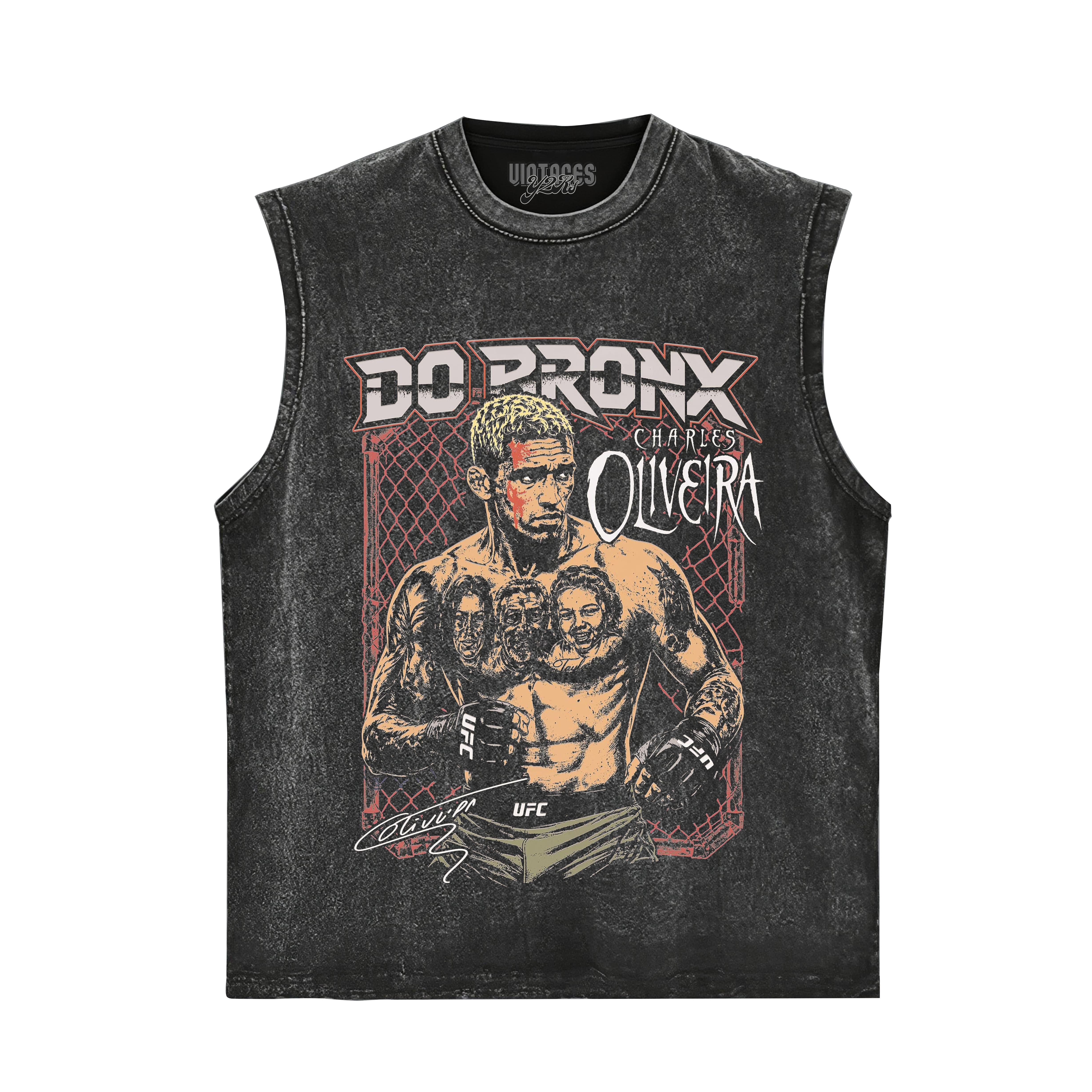 CHARLES OLIVEIRA 2026 VINTAGE TANK TOP & TEE & LONG SLEEVE & LAYERED LS & HOODIE