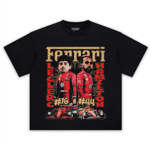 CHARLES LECLERC & LEWIS HAMILTON TEE