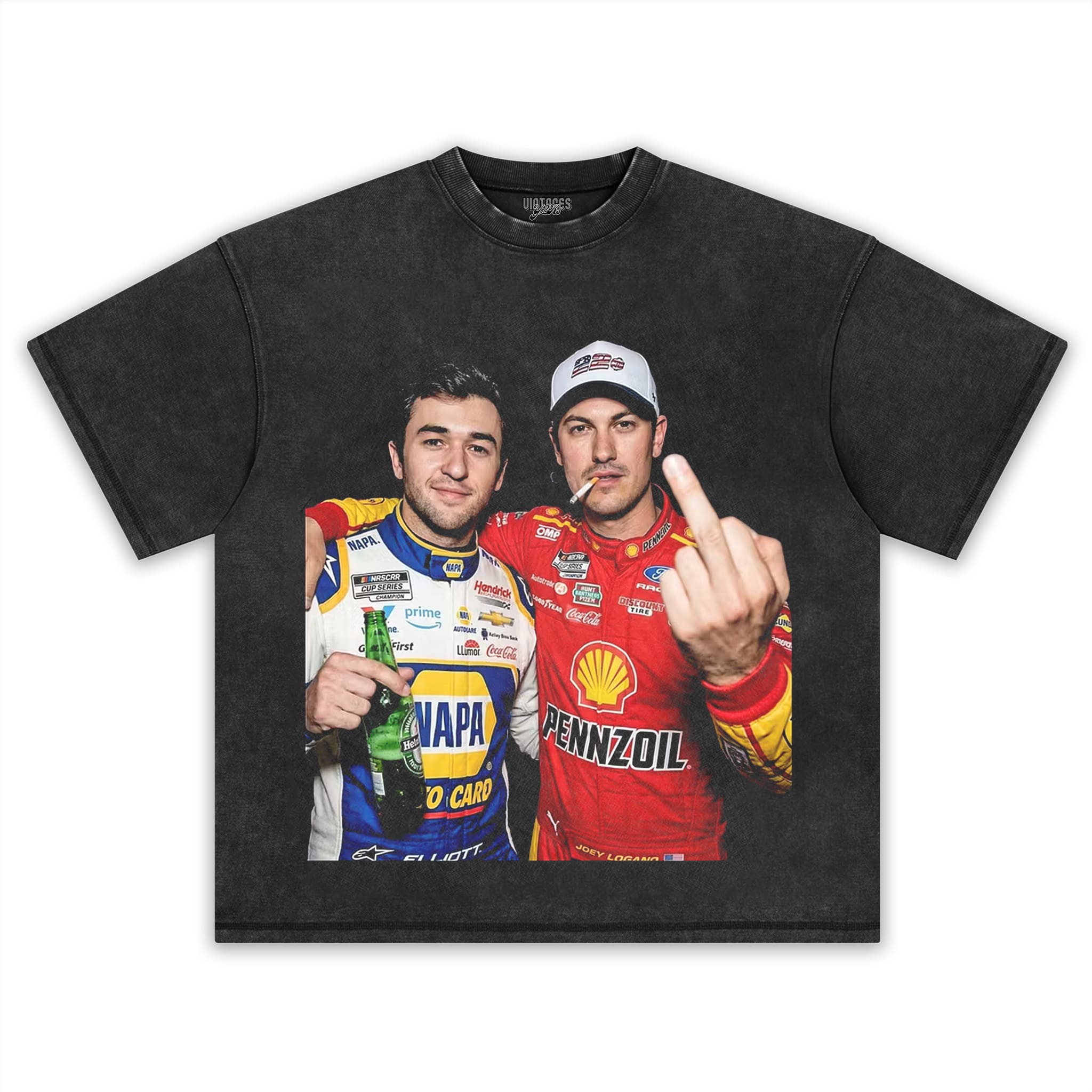 CHASE ELLIOTT & JOEY LOGANO V1 TANK TOP & TEE & LONG SLEEVE & LAYERED LS & HOODIE