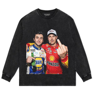 CHASE ELLIOTT & JOEY LOGANO V1 TANK TOP & TEE & LONG SLEEVE & LAYERED LS & HOODIE