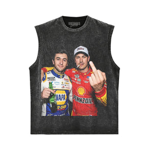 CHASE ELLIOTT & JOEY LOGANO V1 TANK TOP & TEE & LONG SLEEVE & LAYERED LS & HOODIE