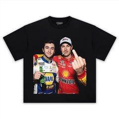 CHASE ELLIOTT & JOEY LOGANO V1 TANK TOP & TEE & LONG SLEEVE & LAYERED LS & HOODIE