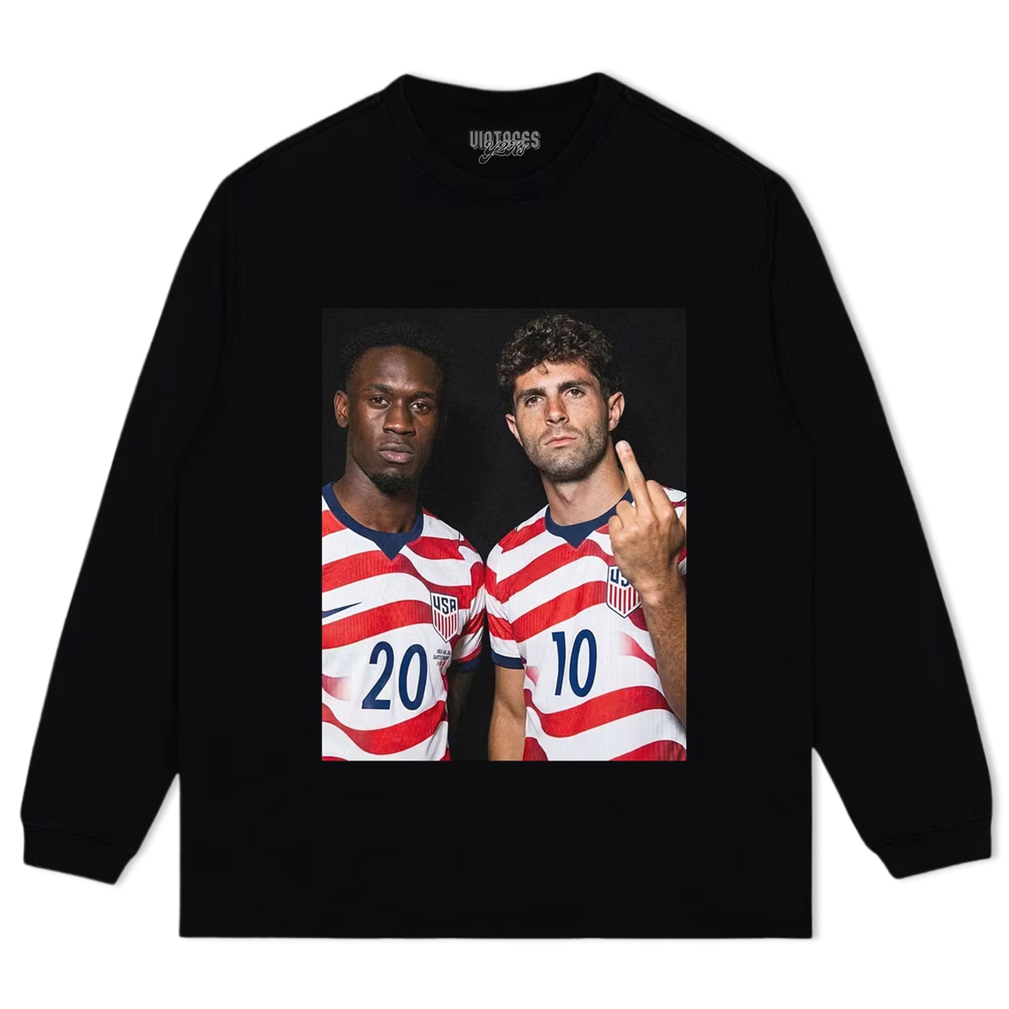 CHRISTIAN PULISIC & FOLARIN BALOGUN TANK TOP & TEE & LONG SLEEVE & LAYERED LS & HOODIE