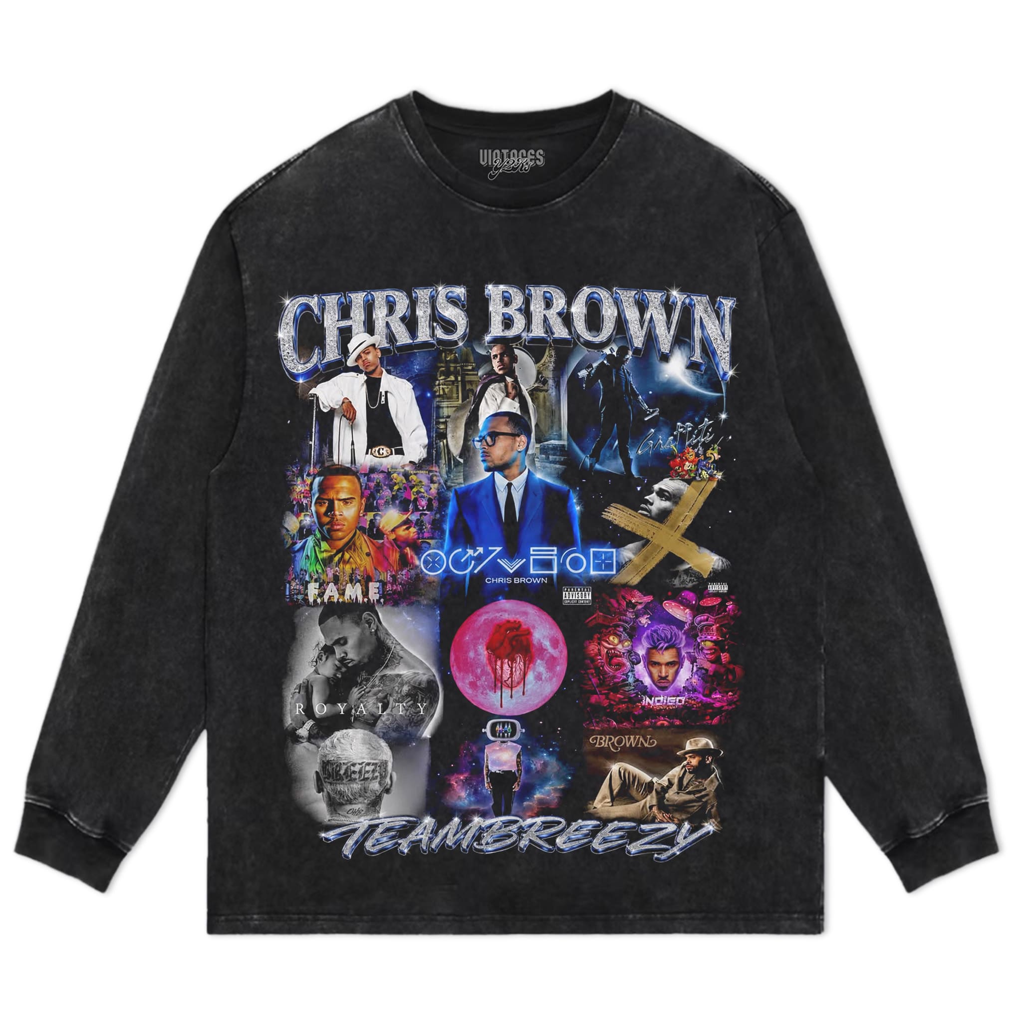 CHRIS BROWN - ALBUM TANK TOP & TEE & LONG SLEEVE & LAYERED LS & HOODIE