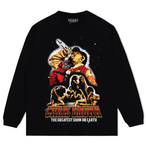 CHRIS BROWN & GREATEST SHOW ON EARTH COLLAGE TEE & LS & HOODIE
