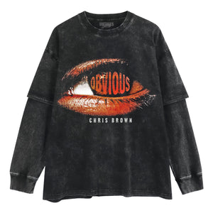 CHRIS BROWN OBVIOUS EYE TANK TOP & TEE & LONG SLEEVE & LAYERED LS & HOODIE