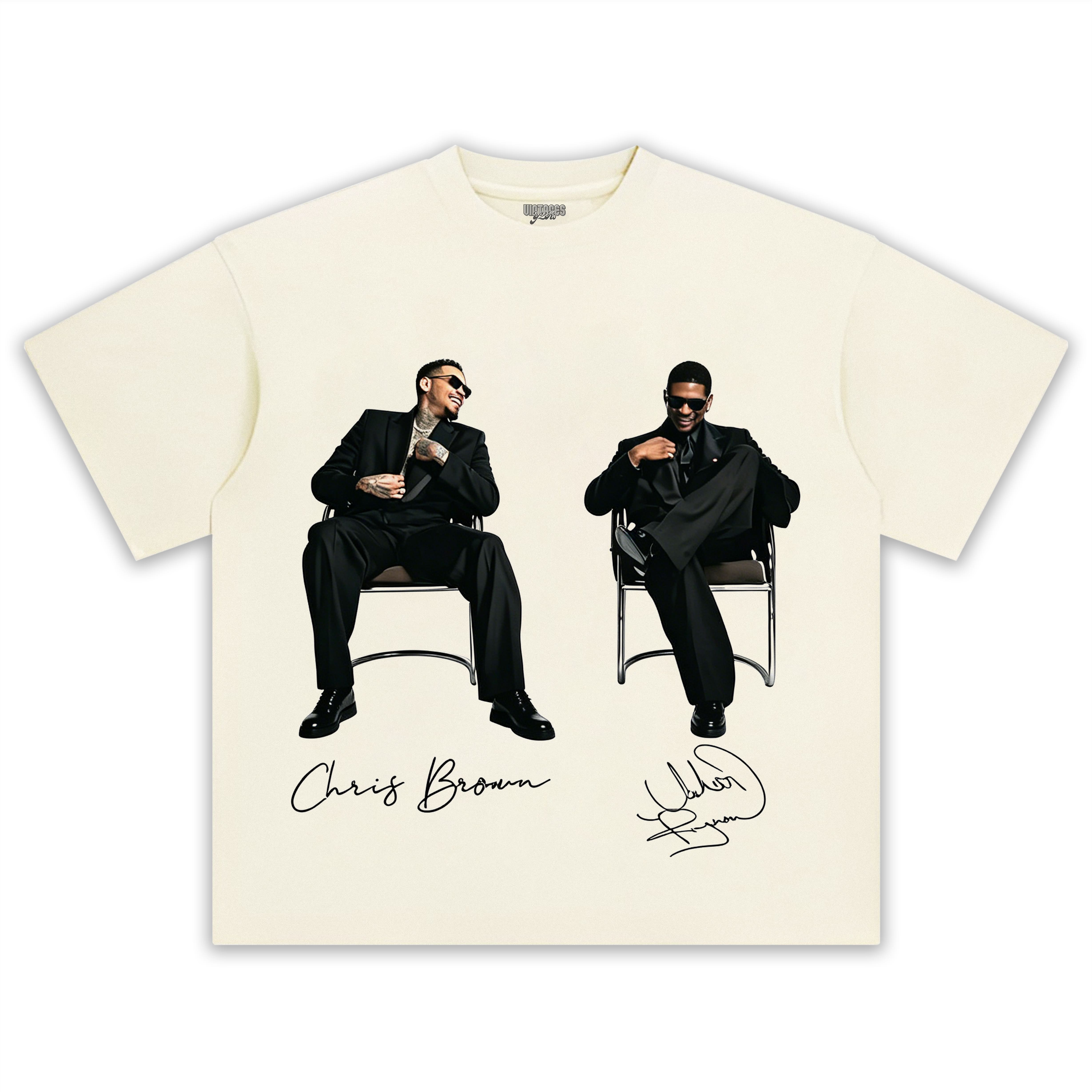 CHRIS BROWN & USHER THE R&B TOUR TANK TOP & TEE & LONG SLEEVE & LAYERED LS & HOODIE