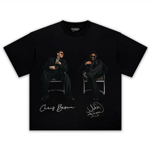 CHRIS BROWN & USHER THE R&B TOUR TANK TOP & TEE & LONG SLEEVE & LAYERED LS & HOODIE