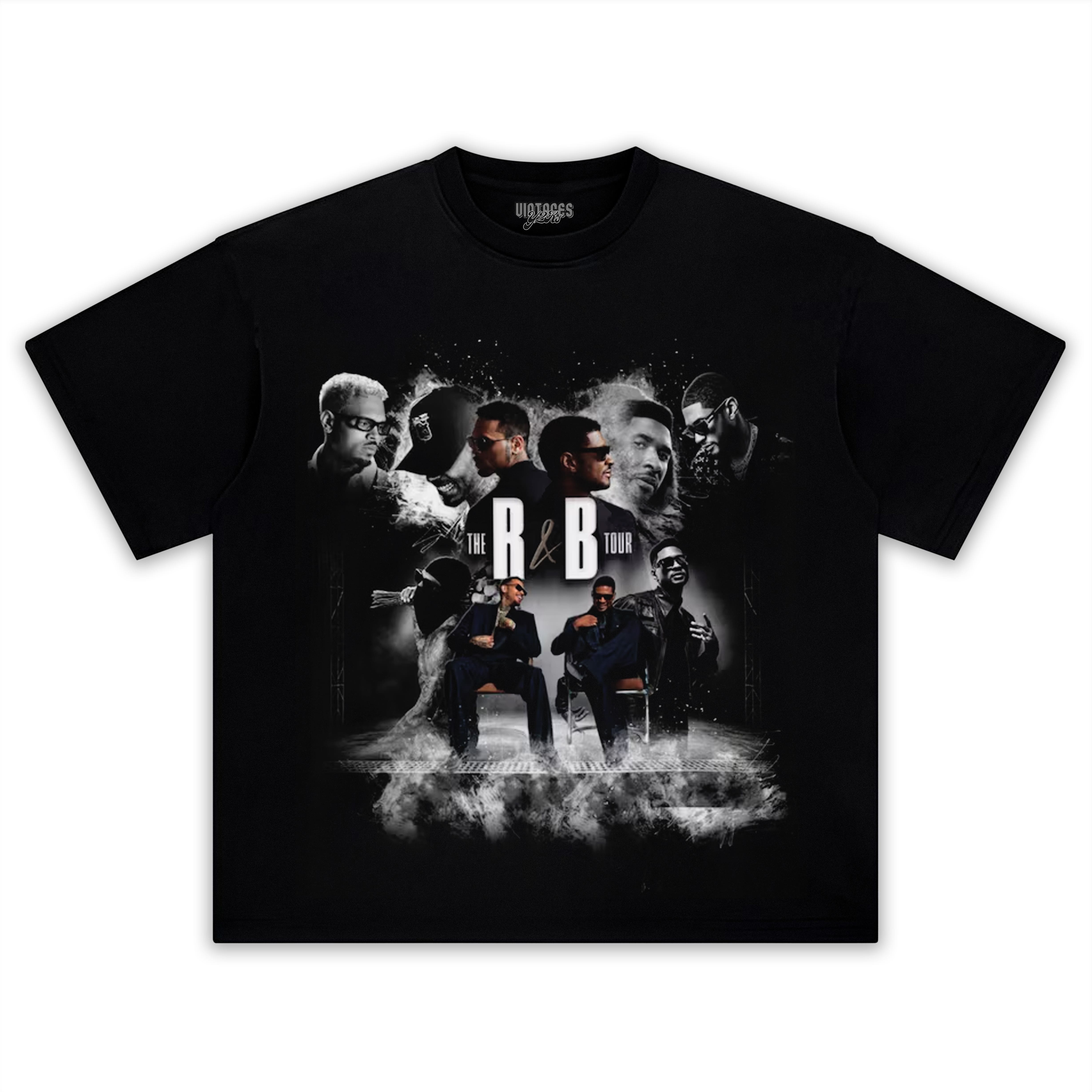 CHRIS BROWN & USHER THE R&B TOUR V2 TANK TOP & TEE & LONG SLEEVE & LAYERED LS & HOODIE