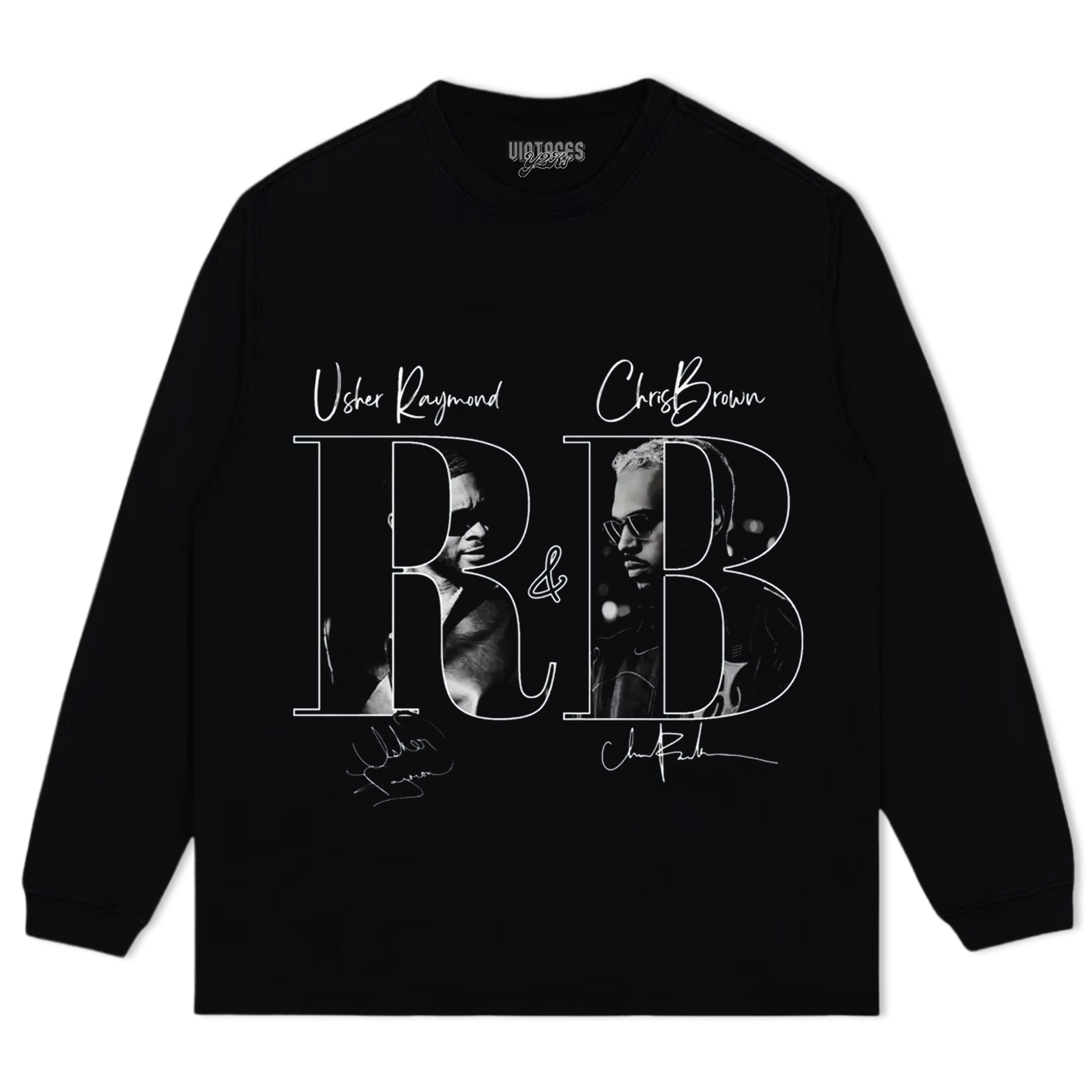 CHRIS BROWN & USHER THE R&B TOUR V4 TANK TOP & TEE & LONG SLEEVE & LAYERED LS & HOODIE