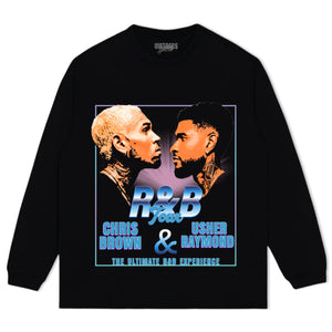 CHRIS BROWN & USHER THE R&B TOUR V5 TANK TOP & TEE & LONG SLEEVE & LAYERED LS & HOODIE