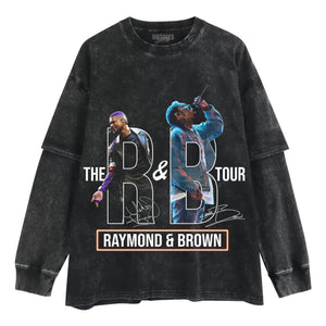 CHRIS BROWN & USHER THE R&B TOUR V6 TANK TOP & TEE & LONG SLEEVE & LAYERED LS & HOODIE