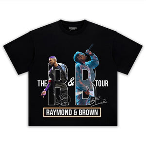 CHRIS BROWN & USHER THE R&B TOUR V6 TANK TOP & TEE & LONG SLEEVE & LAYERED LS & HOODIE