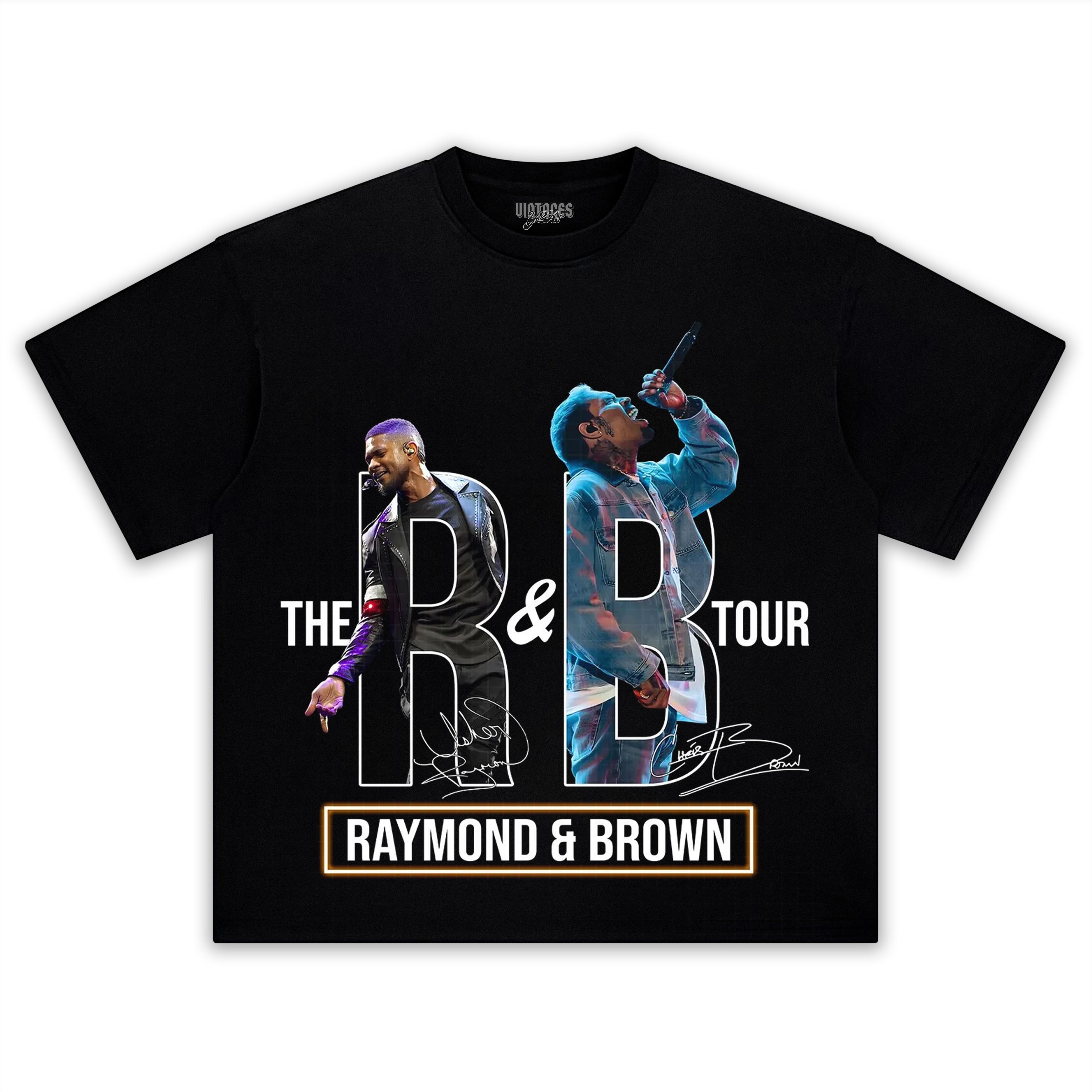 CHRIS BROWN & USHER THE R&B TOUR V6 TANK TOP & TEE & LONG SLEEVE & LAYERED LS & HOODIE