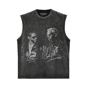 CHRIS BROWN & USHER THE R&B TOUR V7 TANK TOP & TEE & LONG SLEEVE & LAYERED LS & HOODIE