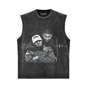 CHRIS BROWN & USHER V3 TANK TOP & TEE & LONG SLEEVE & LAYERED LS & HOODIE