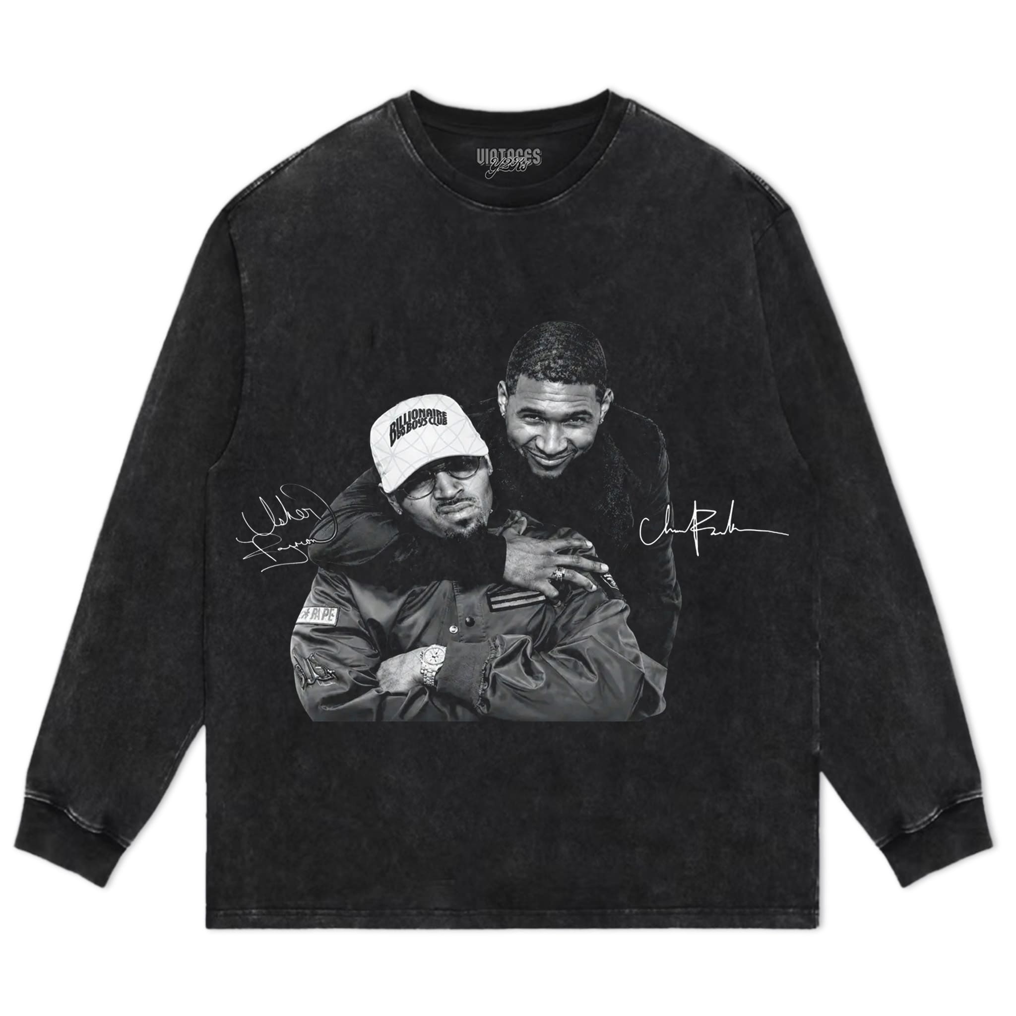 CHRIS BROWN & USHER V3 TANK TOP & TEE & LONG SLEEVE & LAYERED LS & HOODIE