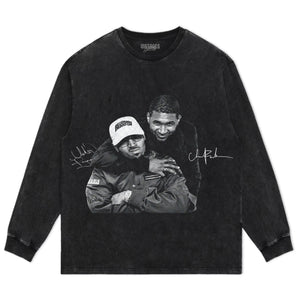 CHRIS BROWN & USHER V3 TANK TOP & TEE & LONG SLEEVE & LAYERED LS & HOODIE
