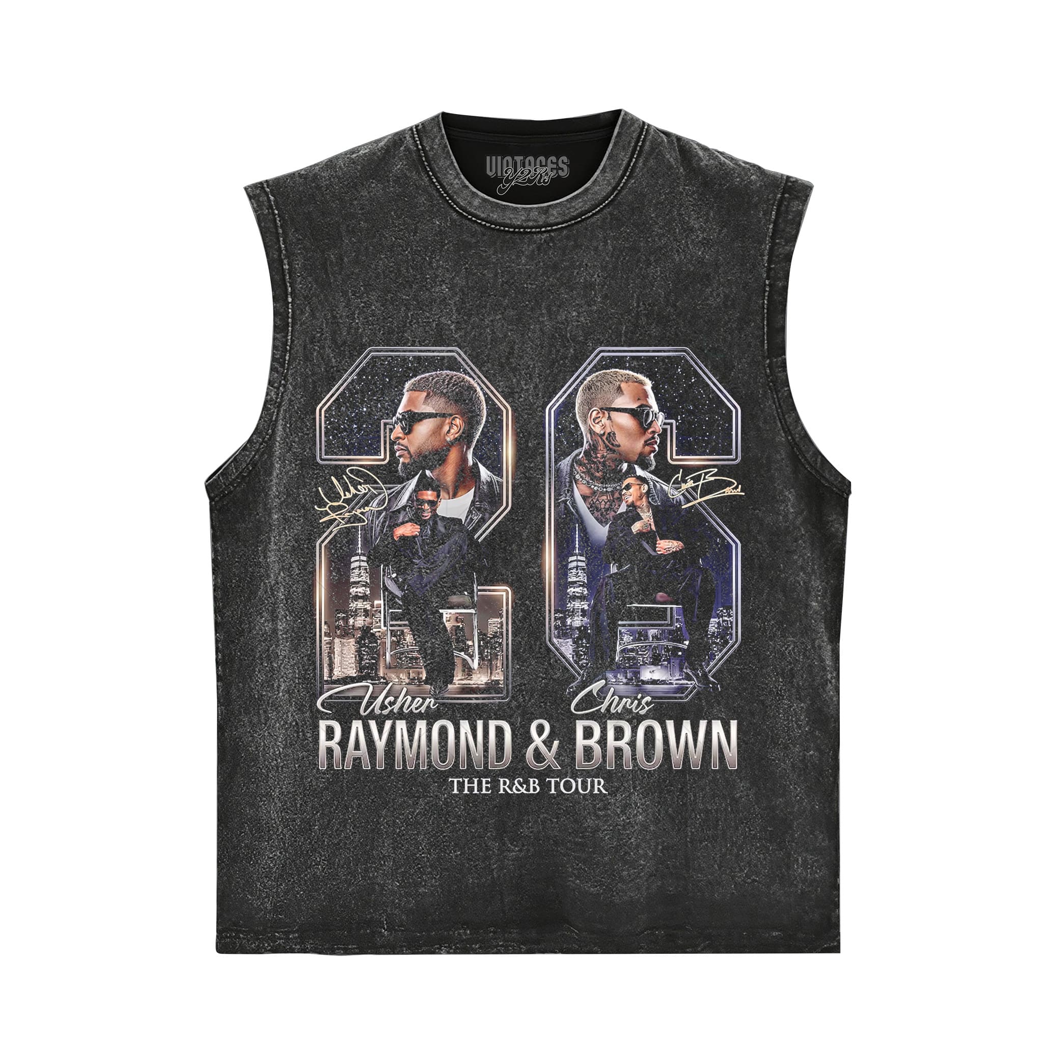 CHRIS BROWN & USHER V4 TANK TOP & TEE & LONG SLEEVE & LAYERED LS & HOODIE
