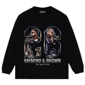 CHRIS BROWN & USHER V4 TANK TOP & TEE & LONG SLEEVE & LAYERED LS & HOODIE