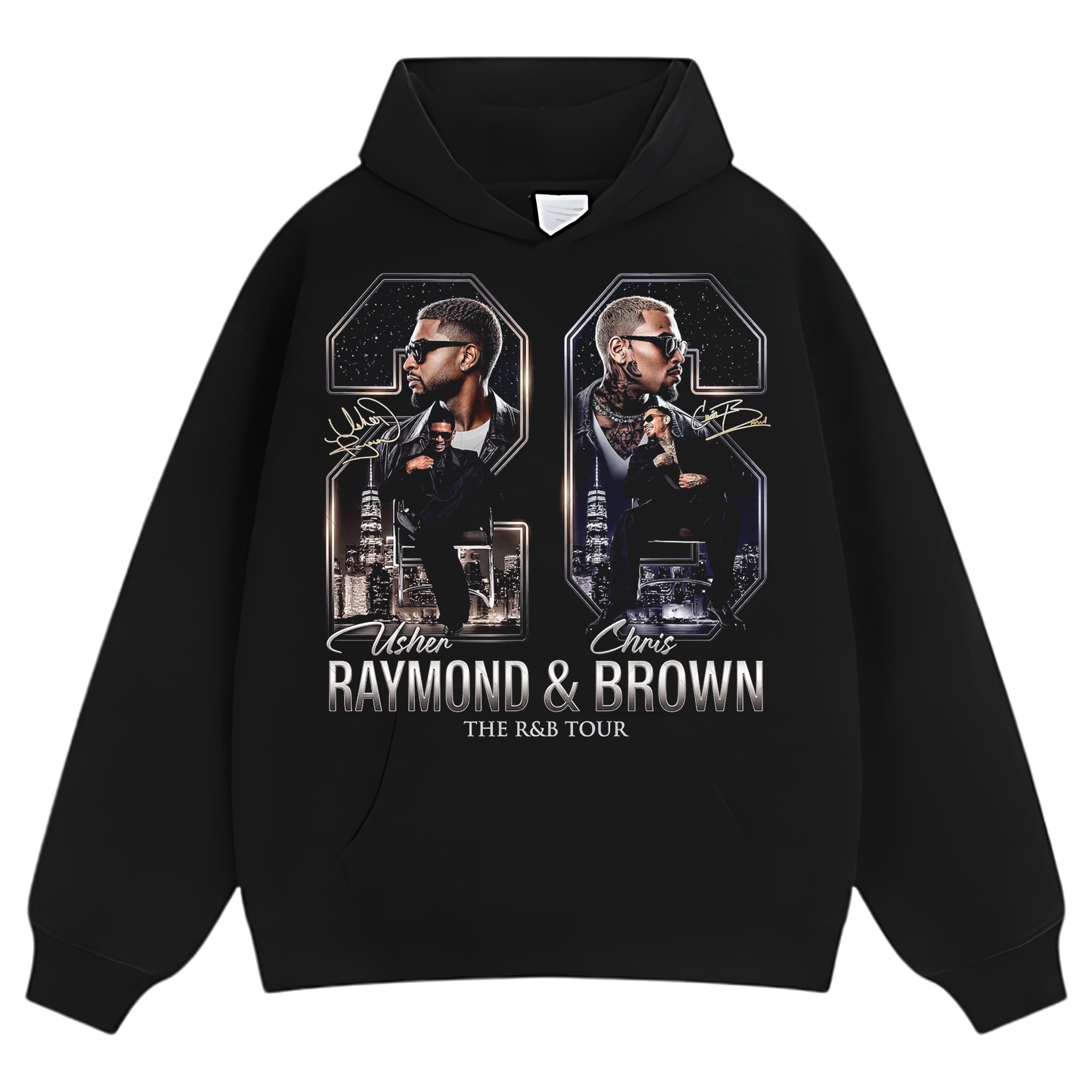 CHRIS BROWN & USHER V4 TANK TOP & TEE & LONG SLEEVE & LAYERED LS & HOODIE