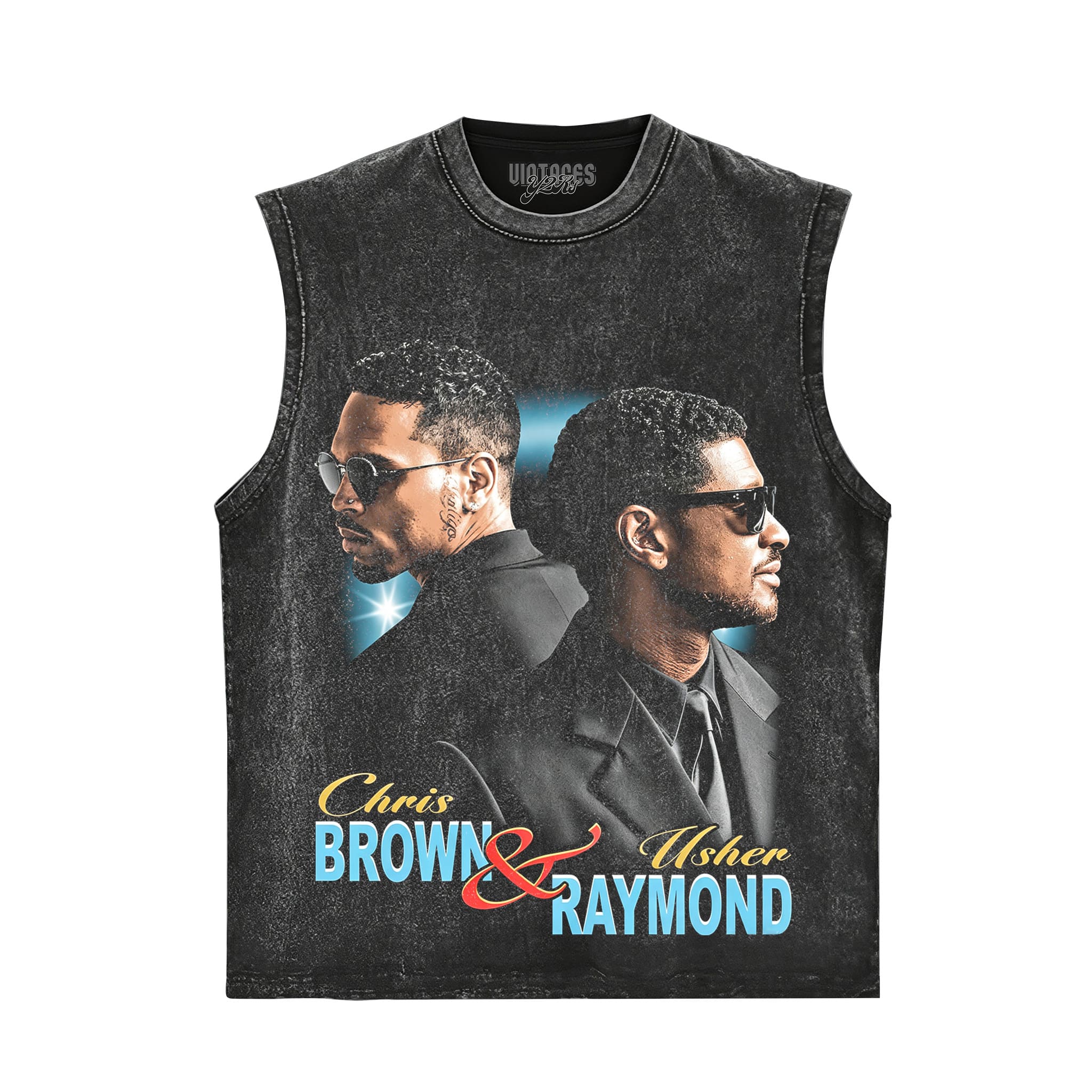 CHRIS BROWN & USHER V5 VITAGE TANK TOP & TEE & LONG SLEEVE & LAYERED LS & HOODIE