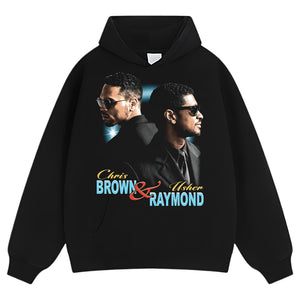 CHRIS BROWN & USHER V5 VITAGE TANK TOP & TEE & LONG SLEEVE & LAYERED LS & HOODIE