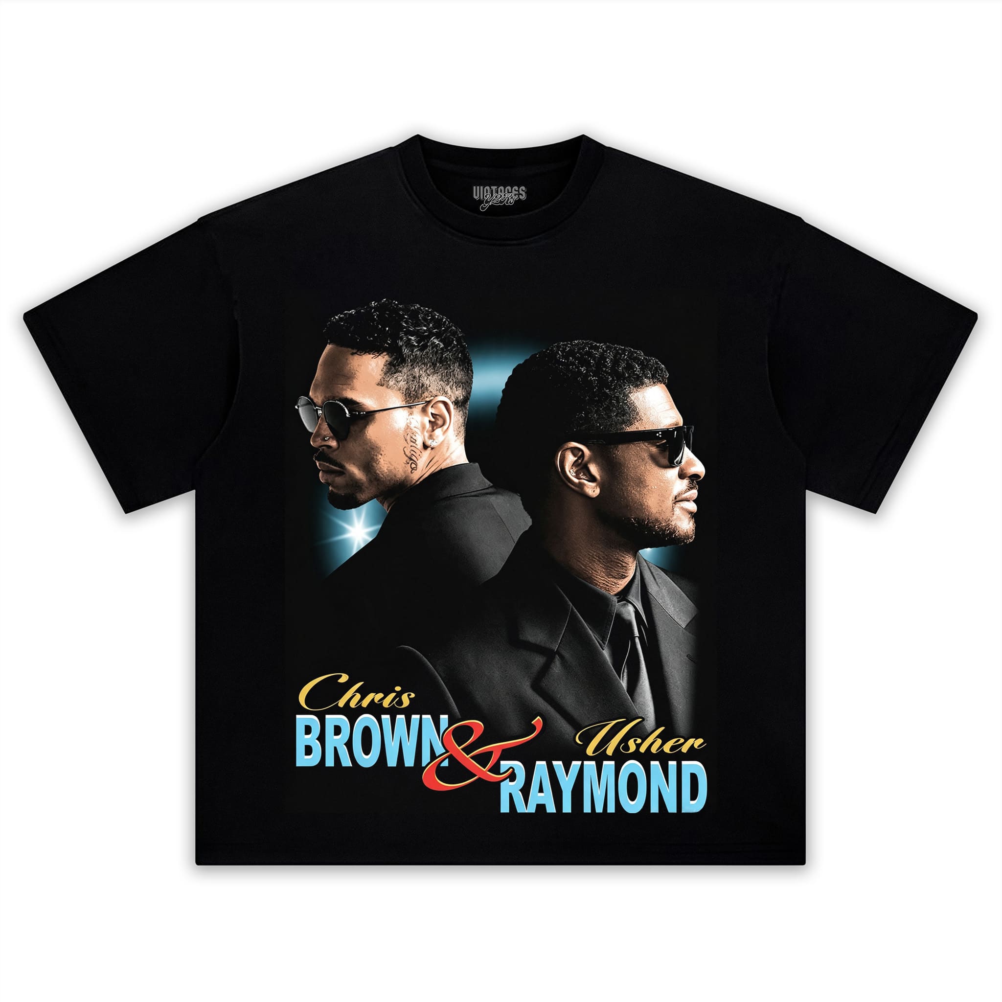 CHRIS BROWN & USHER V5 VITAGE TANK TOP & TEE & LONG SLEEVE & LAYERED LS & HOODIE