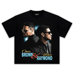 CHRIS BROWN & USHER V5 VITAGE TANK TOP & TEE & LONG SLEEVE & LAYERED LS & HOODIE