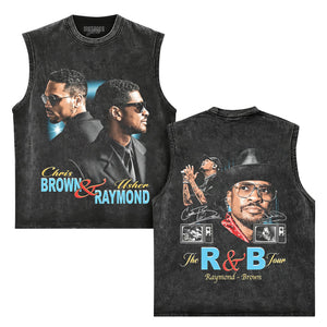 CHRIS BROWN & USHER V6 TANK TOP & TEE