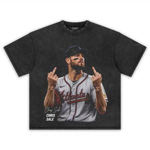 CHRIS SALE MIDDLE FINGER TANK TOP & TEE & LONG SLEEVE & LAYERED LS & HOODIE