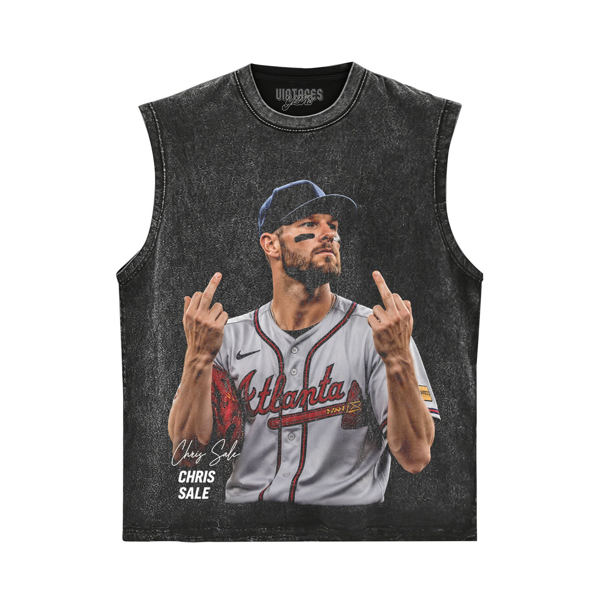 CHRIS SALE MIDDLE FINGER TANK TOP & TEE & LONG SLEEVE & LAYERED LS & HOODIE
