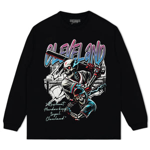 CLEVELAND BASEBALL TEE & LS & HOODIE