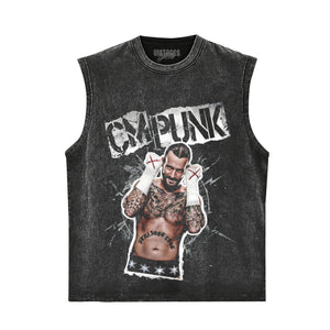 CM PUNK BEST IN THE WORLD WWE PRO WRESTLING TANK TOP & TEE & LONG SLEEVE & LAYERED LS & HOODIE