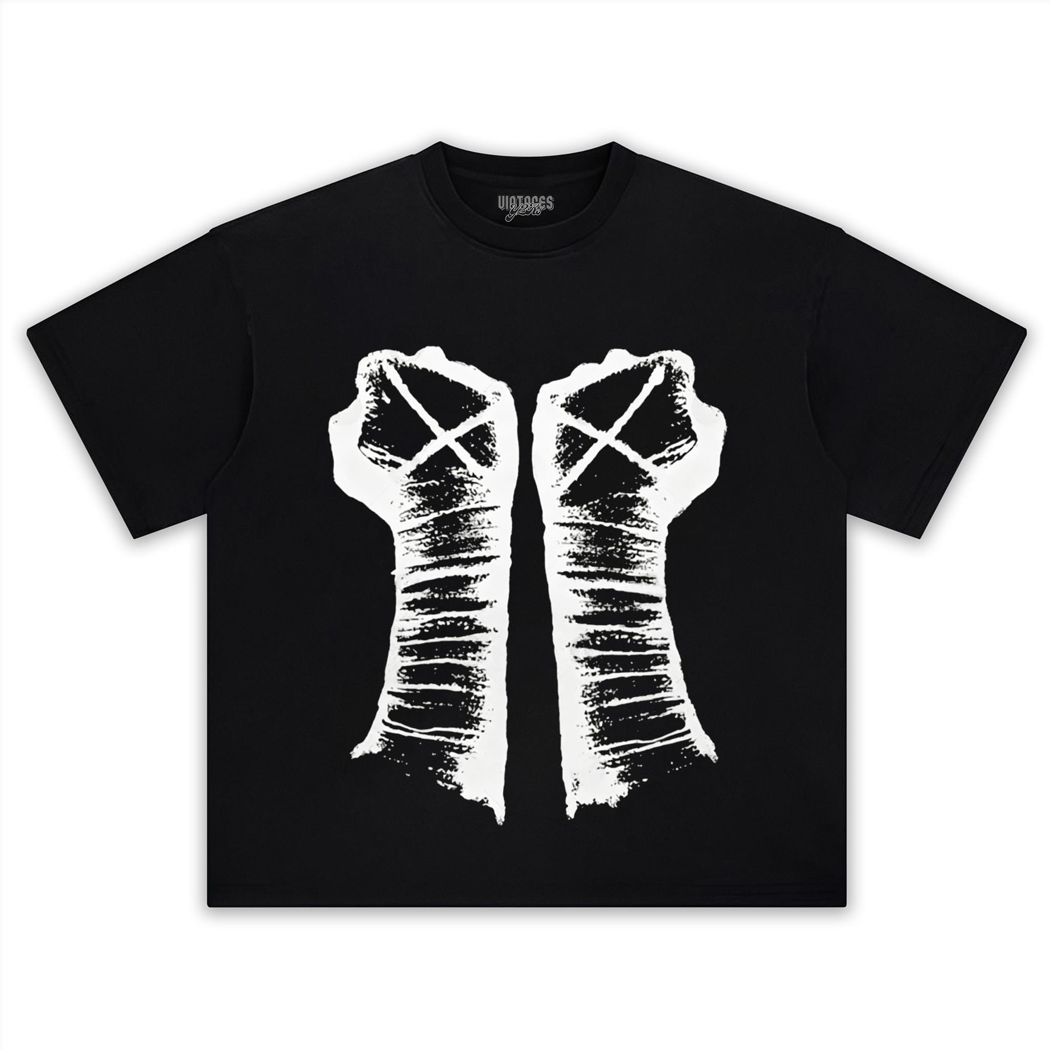 CM PUNK FISTS TANK TOP & TEE & LONG SLEEVE & LAYERED LS & HOODIE