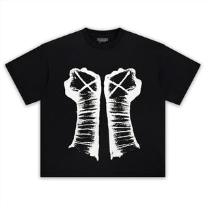 CM PUNK FISTS TANK TOP & TEE & LONG SLEEVE & LAYERED LS & HOODIE