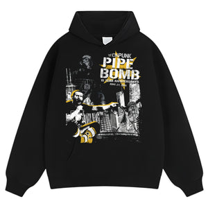 CM PUNK PIPE BOMB ANNIVERSARY WWE TANK TOP & TEE & LONG SLEEVE & LAYERED LS & HOODIE
