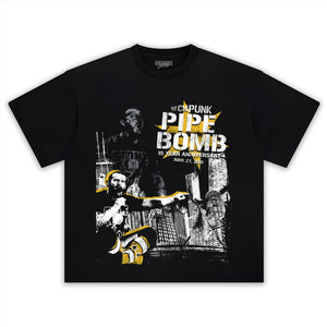 CM PUNK PIPE BOMB ANNIVERSARY WWE TANK TOP & TEE & LONG SLEEVE & LAYERED LS & HOODIE