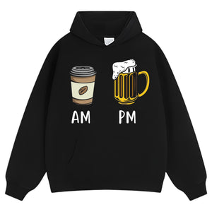 COFFEE IN THE MORNING, BEER IN THE EVENING. TANK TOP & TEE & LONG SLEEVE & LAYERED LS & HOODIE