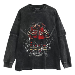 CONNOR MCDAVID & DREW DOUGHTY CANADA LAYERED LONG SLEEVE