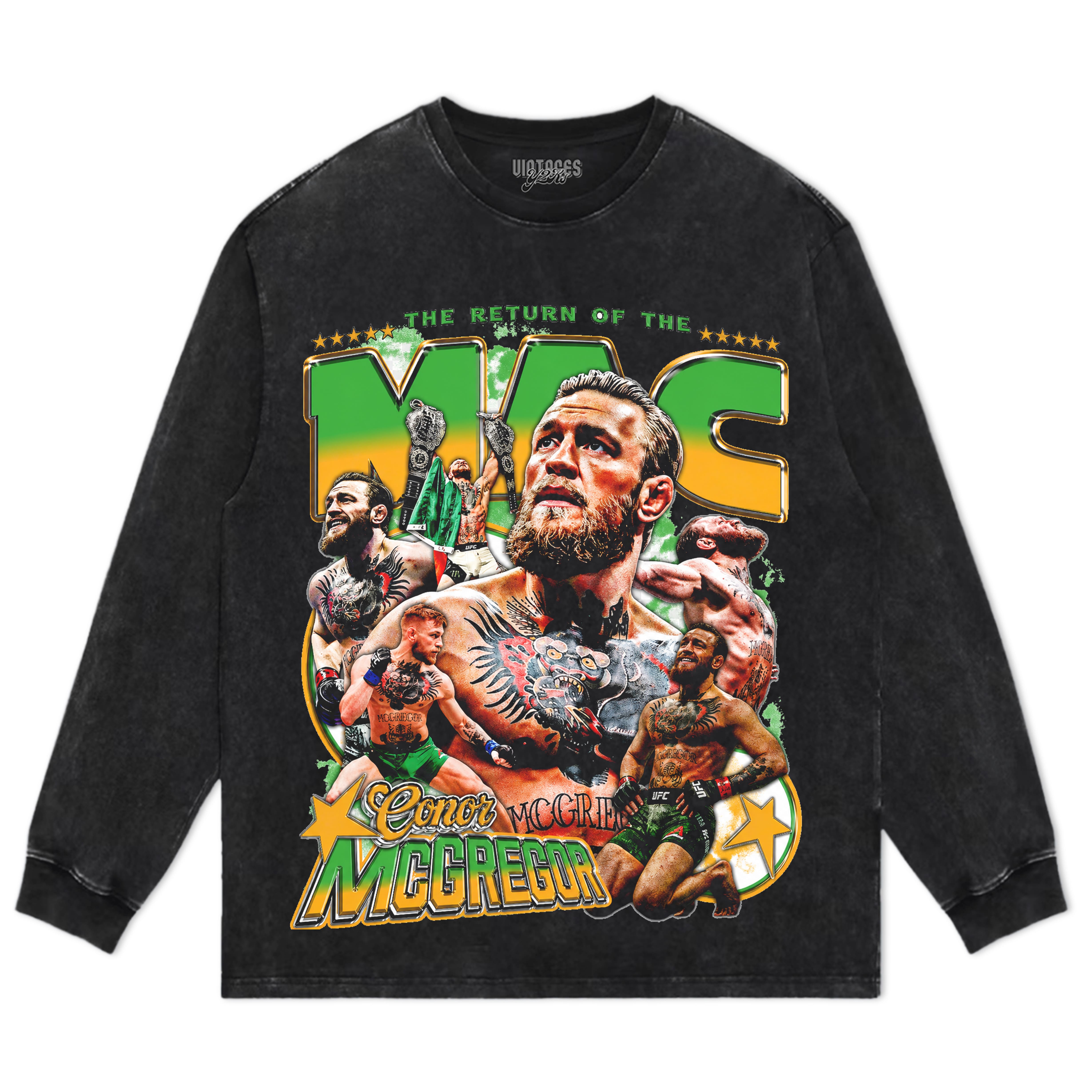CONOR MCGREGOR 2026 VINTAGE V6 TANK TOP & TEE & LONG SLEEVE & LAYERED LS & HOODIE