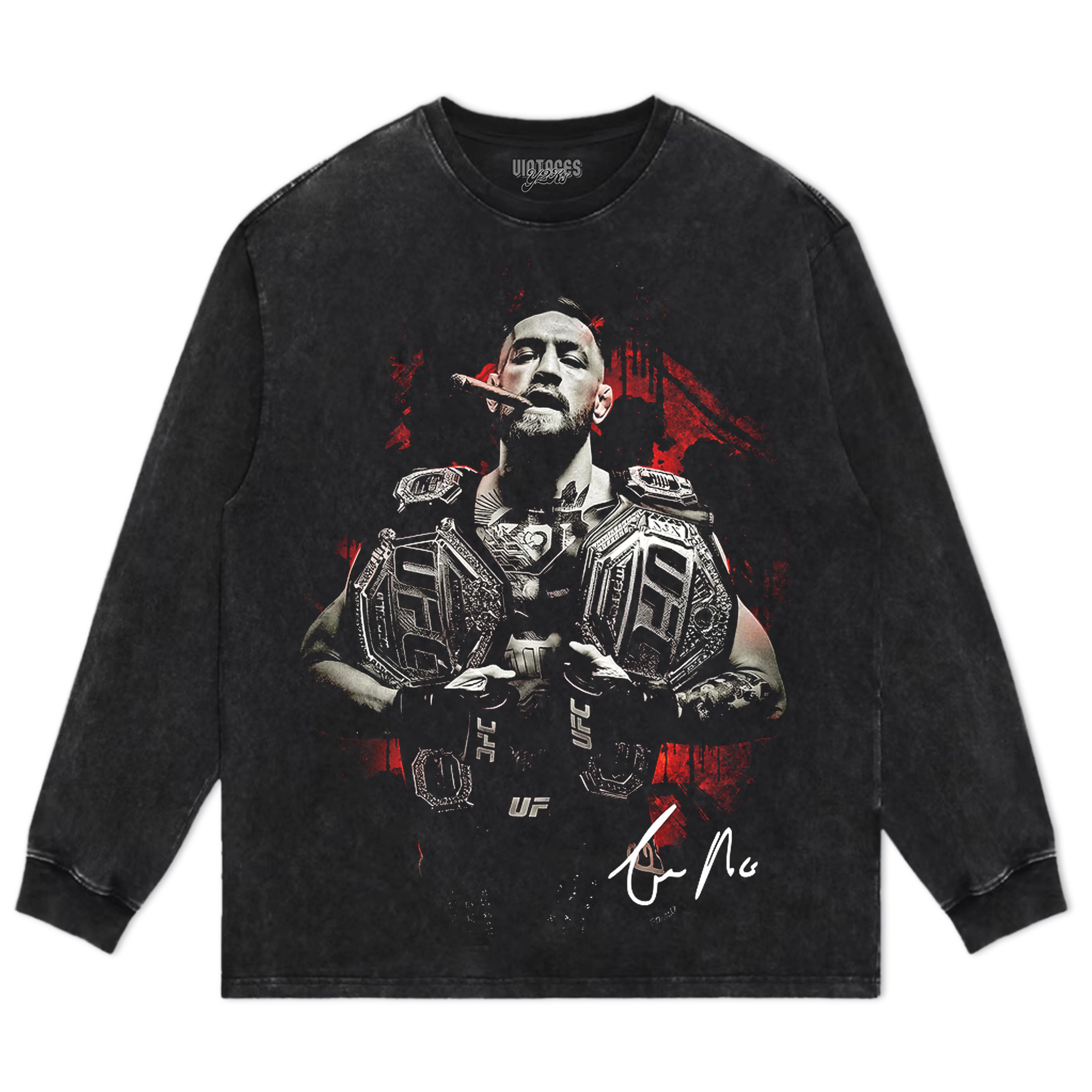 CONOR MCGREGOR UFC CHAMPION TANK TOP & TEE & LONG SLEEVE & LAYERED LS & HOODIE
