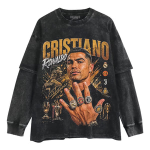 CR7 LEGENDS NEVER FADE V2 TANK TOP & TEE & LONG SLEEVE & LAYERED LS & HOODIE
