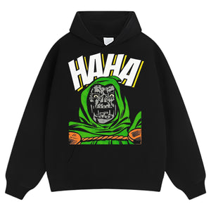 CRAZY DR DOOM LOOSING MIND HAHA TANK TOP & TEE & LONG SLEEVE & LAYERED LS & HOODIE