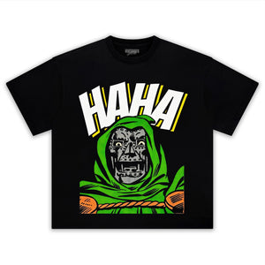 CRAZY DR DOOM LOOSING MIND HAHA TANK TOP & TEE & LONG SLEEVE & LAYERED LS & HOODIE