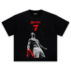 CRISTIANO RONALDO - RED DEVIL TANK TOP & TEE & LONG SLEEVE & LAYERED LS & HOODIE