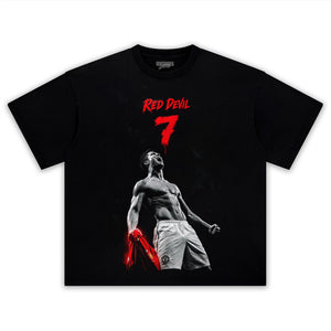 CRISTIANO RONALDO - RED DEVIL TANK TOP & TEE & LONG SLEEVE & LAYERED LS & HOODIE