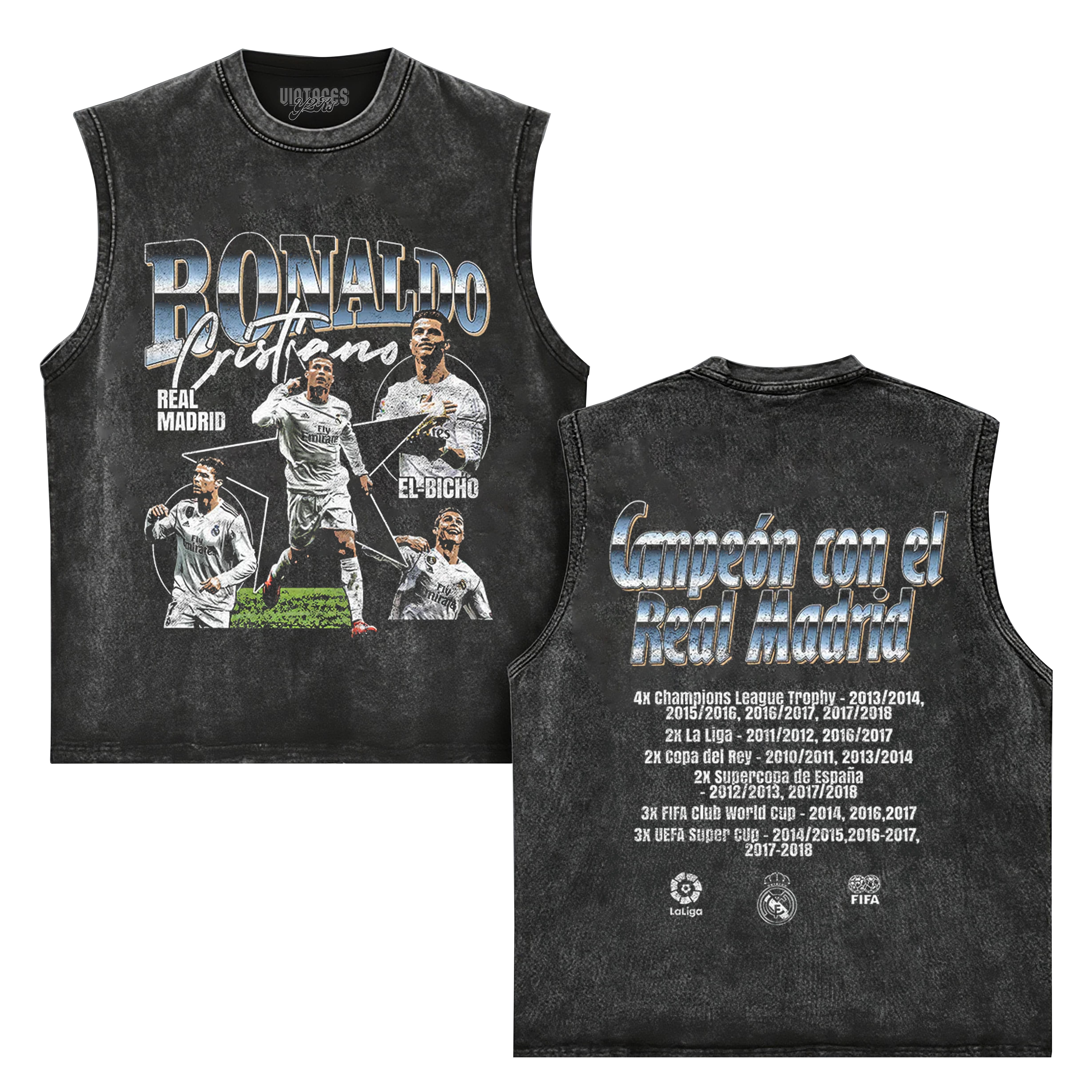 CRISTIANO RONALDO MADRID V2 TANK TOP & TEE