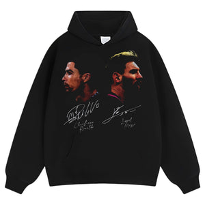 CRISTIANO RONALDO & LIONEL MESSI SIGNATURE TEE & LS & HOODIE